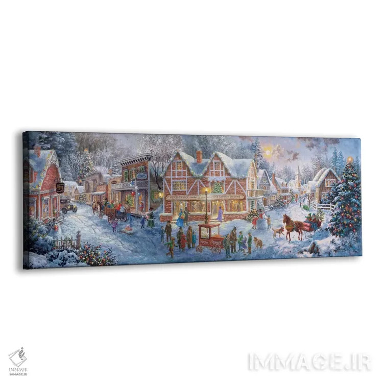 تابلو آماده شدن برای کریسمس اثر نیکی بومه - نمای پرسپکتیو محصول