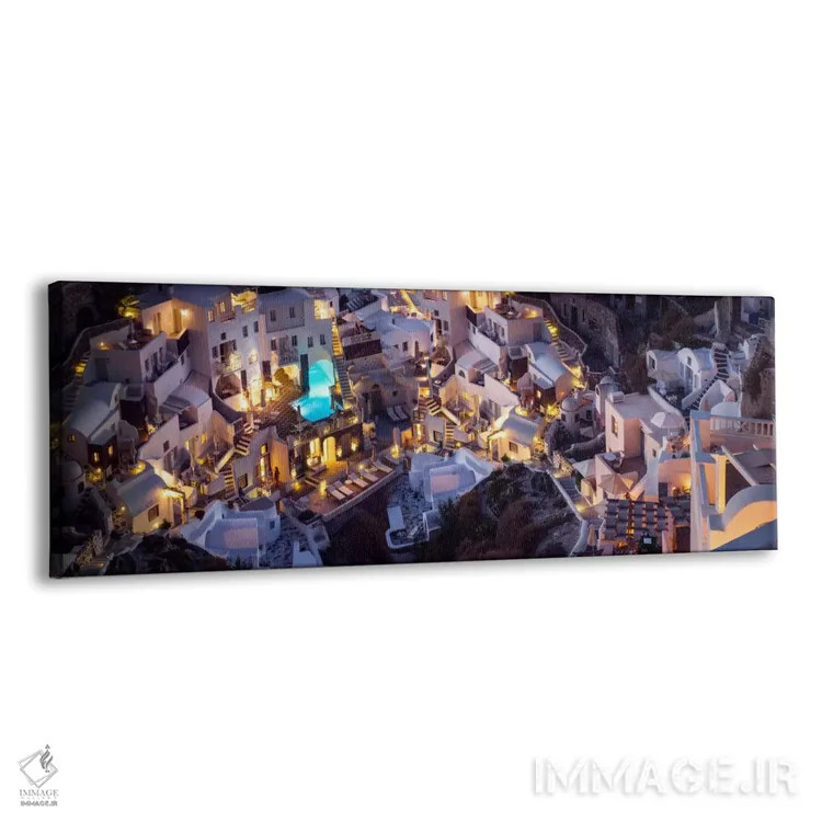 تابلو هزارتوی سفید اثر آدریان بوردَا - نمای پرسپکتیو محصول