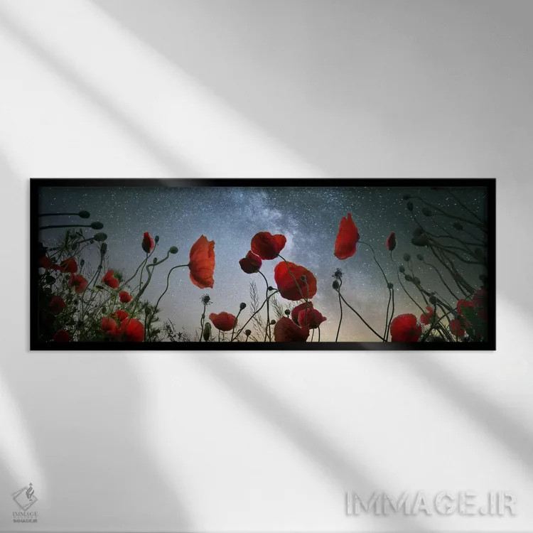 تابلو پادشاهی طلوع ماه دو اثر آدریان بوردَا - نمای قابدار مشکی