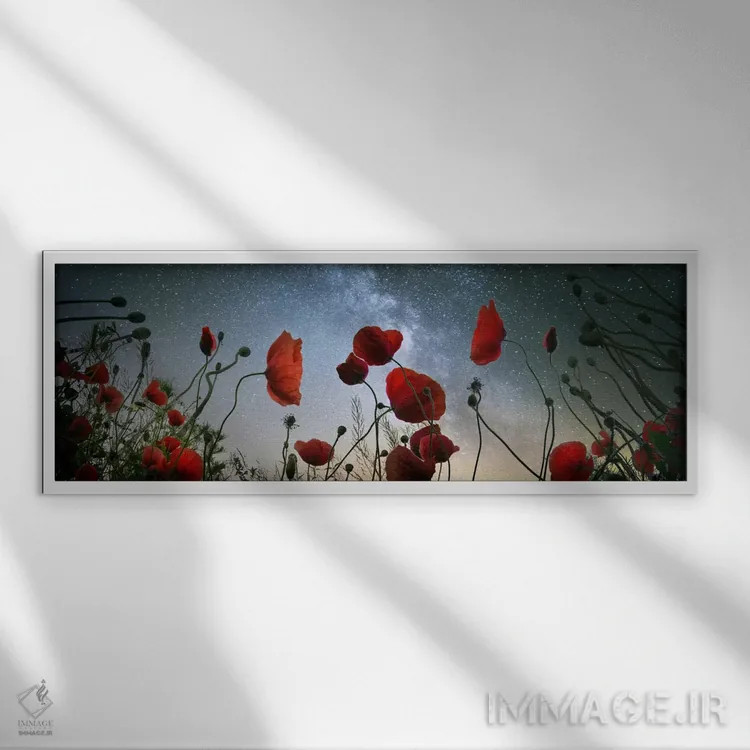 تابلو پادشاهی طلوع ماه دو اثر آدریان بوردَا - نمای قابدار سفید