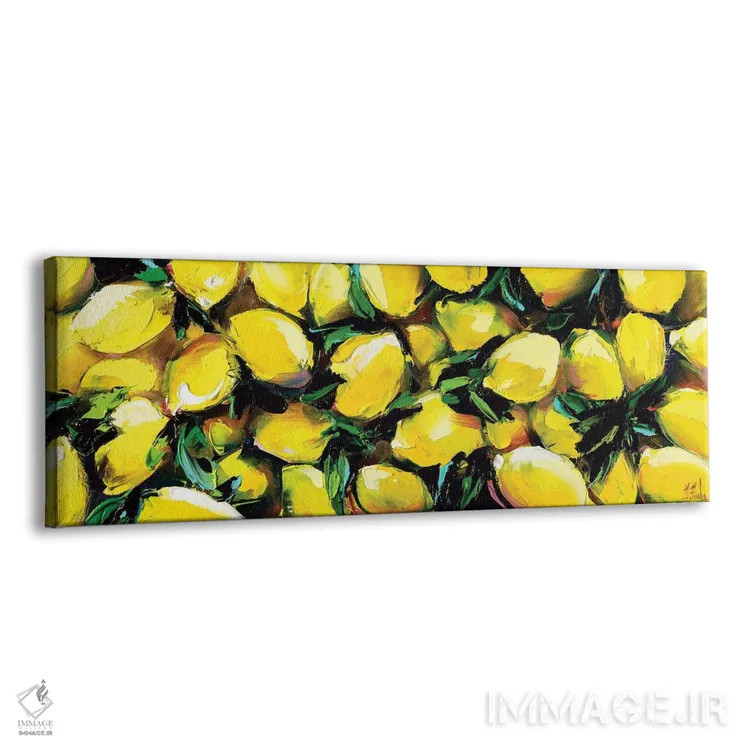 تابلو نقاشی لیمو اثر بُژنا فوخس - نمای پرسپکتیو محصول