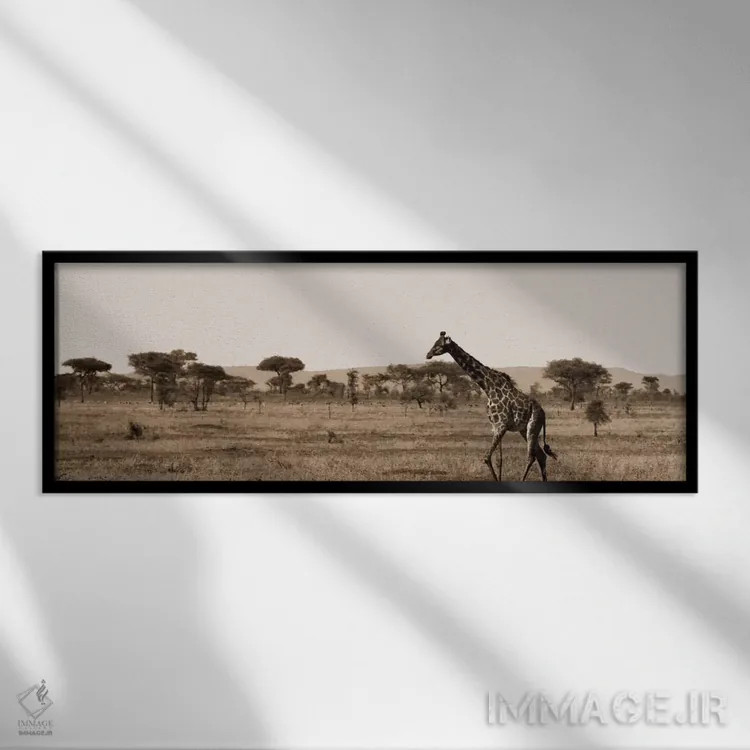 تابلو افقهای سرنگتی ۲ (آفریقا) اثر بویس وات - نمای قابدار مشکی