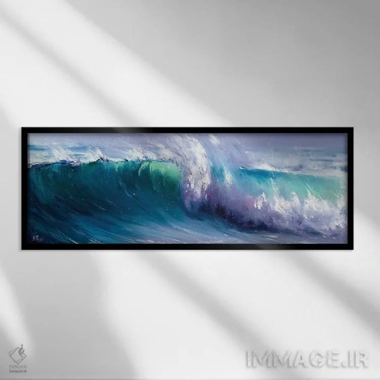 تابلو اوایل صبح اثر بُژنا فوخس - نمای قابدار مشکی