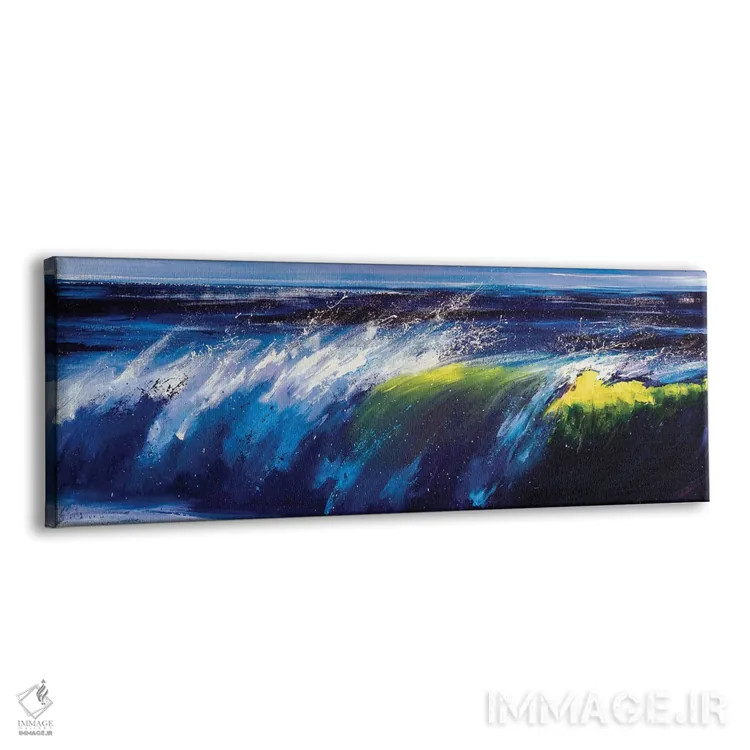 تابلو موج اقیانوس اثر بُژنا فوخس - نمای پرسپکتیو محصول