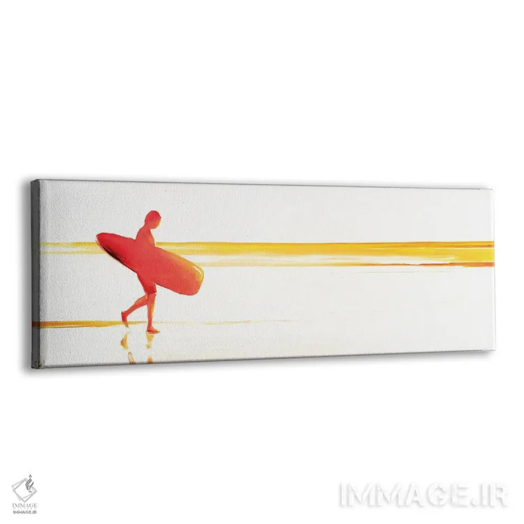 تابلو روز آفتابی در ساحل اثر بُژنا فوخس - نمای پرسپکتیو محصول