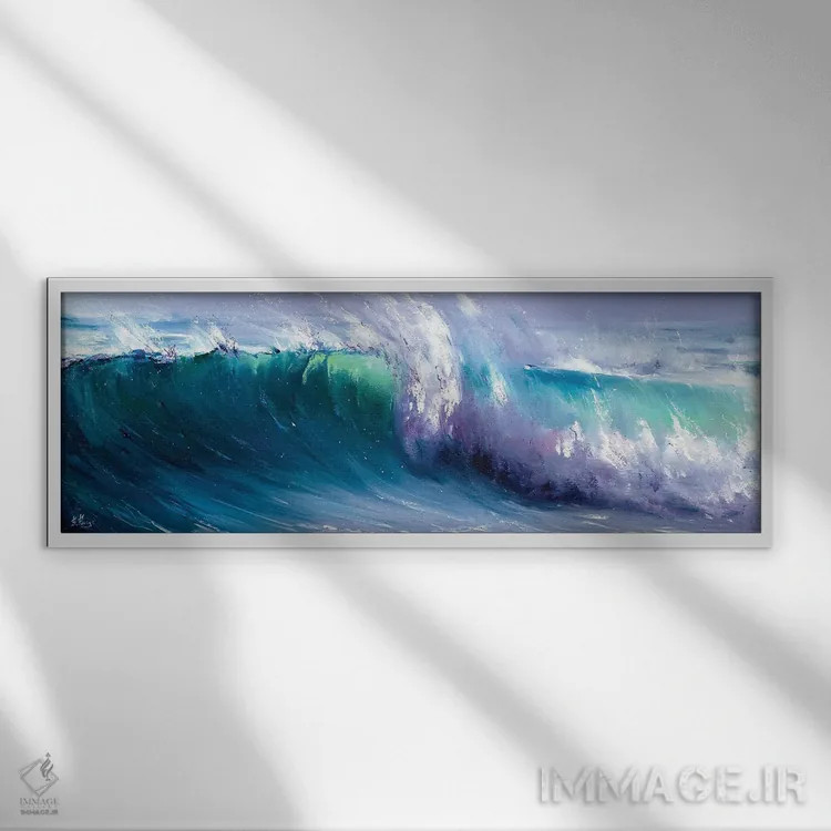 تابلو اوایل صبح اثر بُژنا فوخس - نمای قابدار سفید