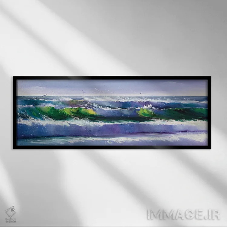 تابلو خورشید به زودی طلوع خواهد کرد اثر بُژنا فوخس - نمای قابدار مشکی