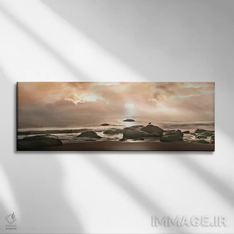 تابلو بهترین جای خانه اثر مایک کالاسیبتا - نمای روبهرو روی دیوار