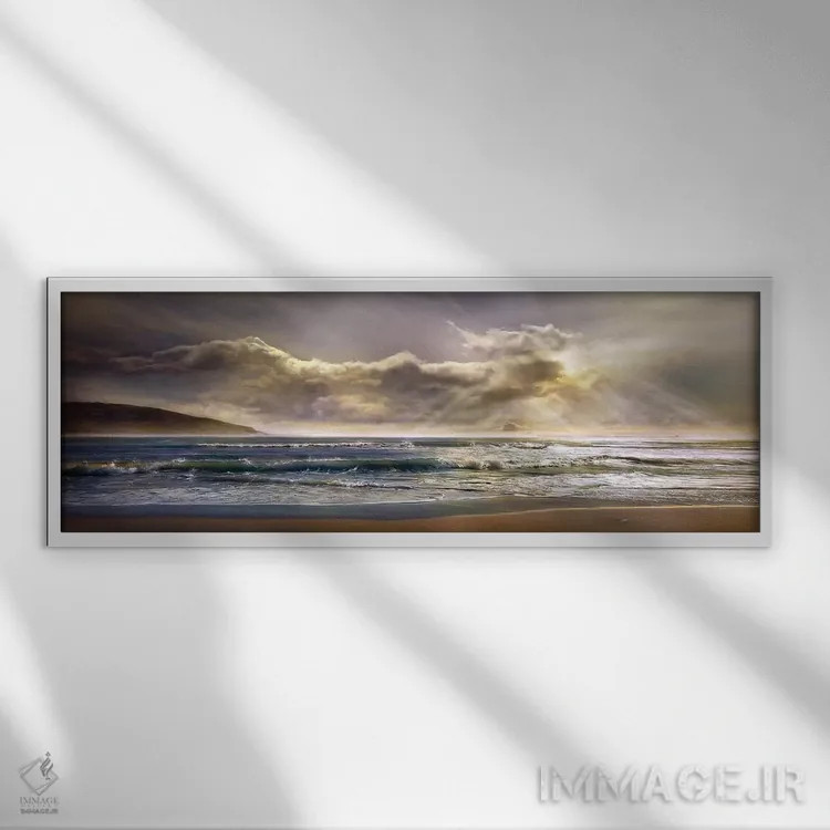 تابلو روز جدید اثر مایک کالاسیبتا - نمای قابدار سفید