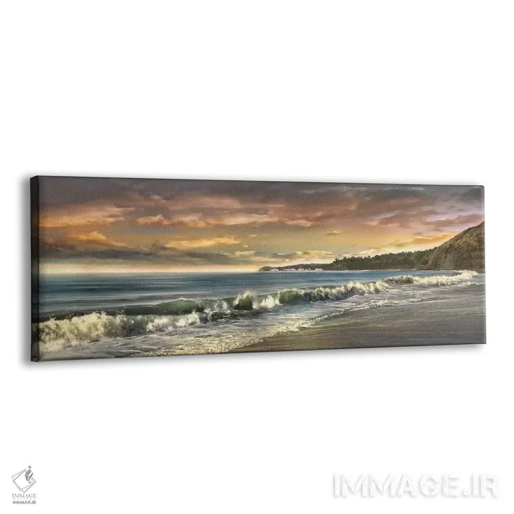 تابلو غروب گرم اثر مایک کالاسیبتا - نمای پرسپکتیو محصول