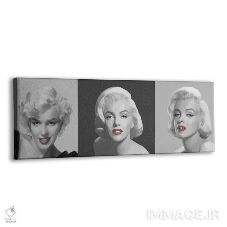 تابلو Blue Eyes,سهگانه مرلین؛ لبهای قرمز، چشمهای آبی اثر کریس کنسانی - نمای پرسپکتیو محصول