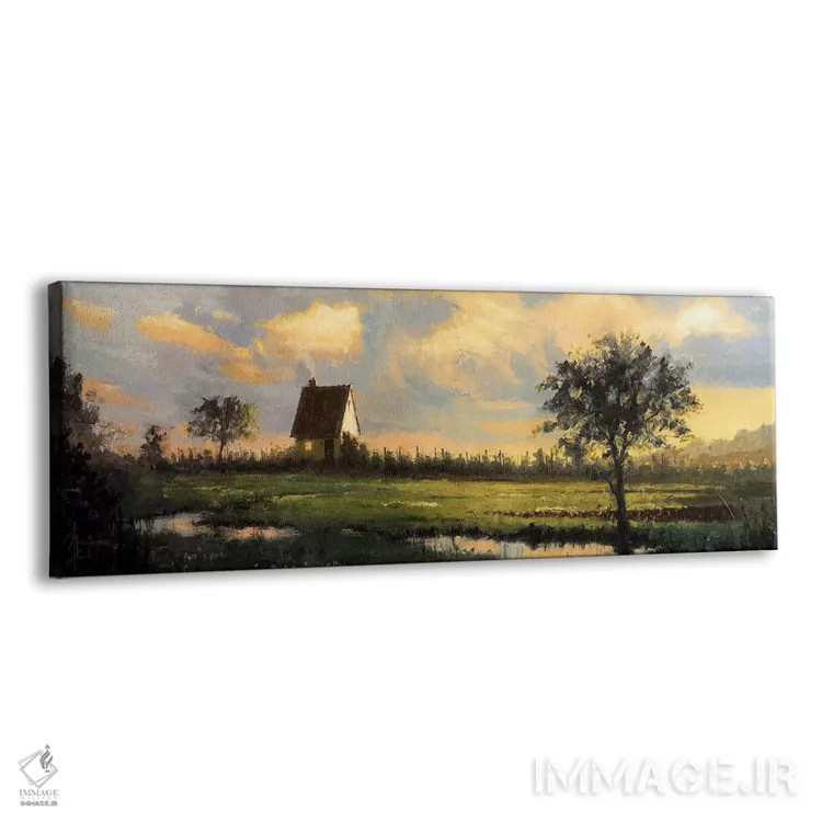 تابلو حومهٔ روستایی فرانسه اثر کریستوفر کلارک - نمای پرسپکتیو محصول