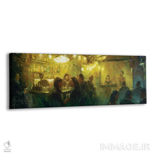 تابلو بار میلان اثر کریستوفر کلارک - نمای پرسپکتیو محصول