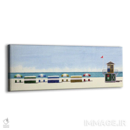 تابلو ساحل آرامش اثر کوری کلیفورد - نمای پرسپکتیو محصول