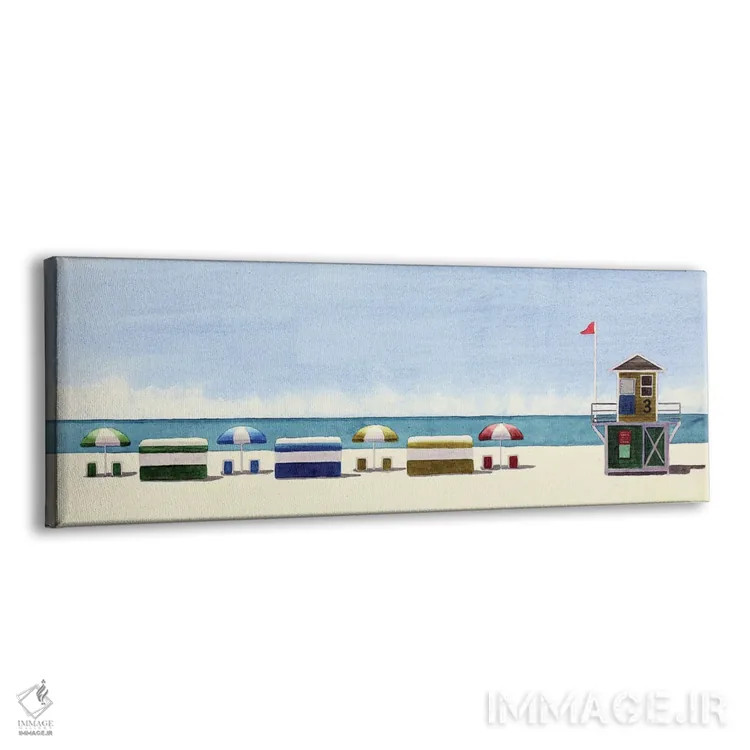 تابلو ساحل آرامش اثر کوری کلیفورد - نمای پرسپکتیو محصول