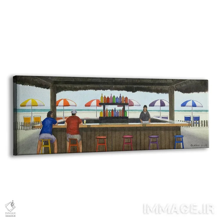 تابلو صبحانه در ساحل اثر کوری کلیفورد - نمای پرسپکتیو محصول