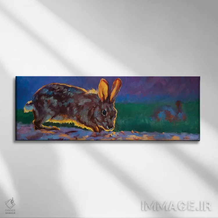 تابلو ماجراجویی هیزل اثر چری کریستنسن - نمای روبهرو روی دیوار