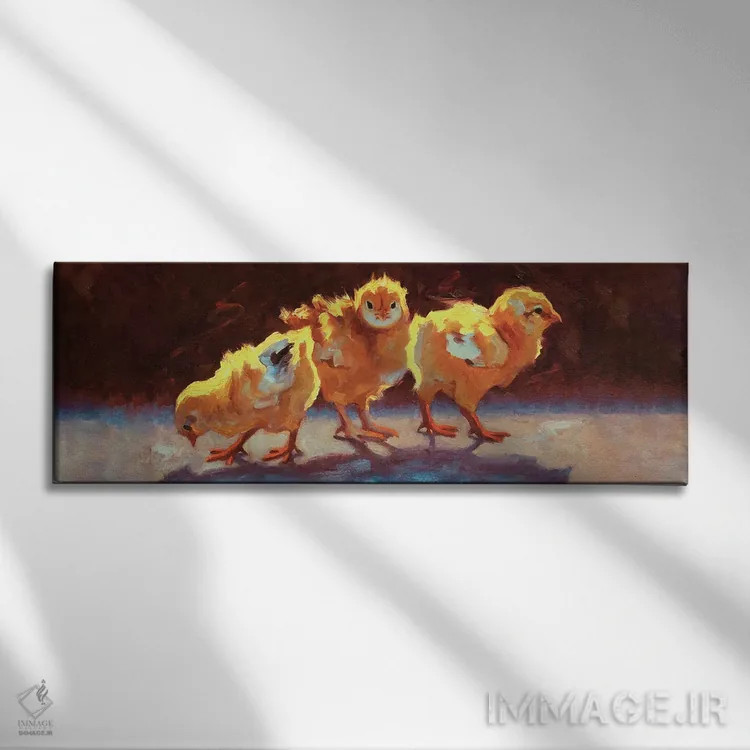 تابلو این طرف و آن طرف اثر چری کریستنسن - نمای روبهرو روی دیوار