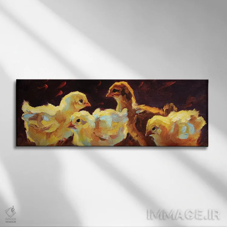 تابلو شب بانوان اثر چری کریستنسن - نمای روبهرو روی دیوار