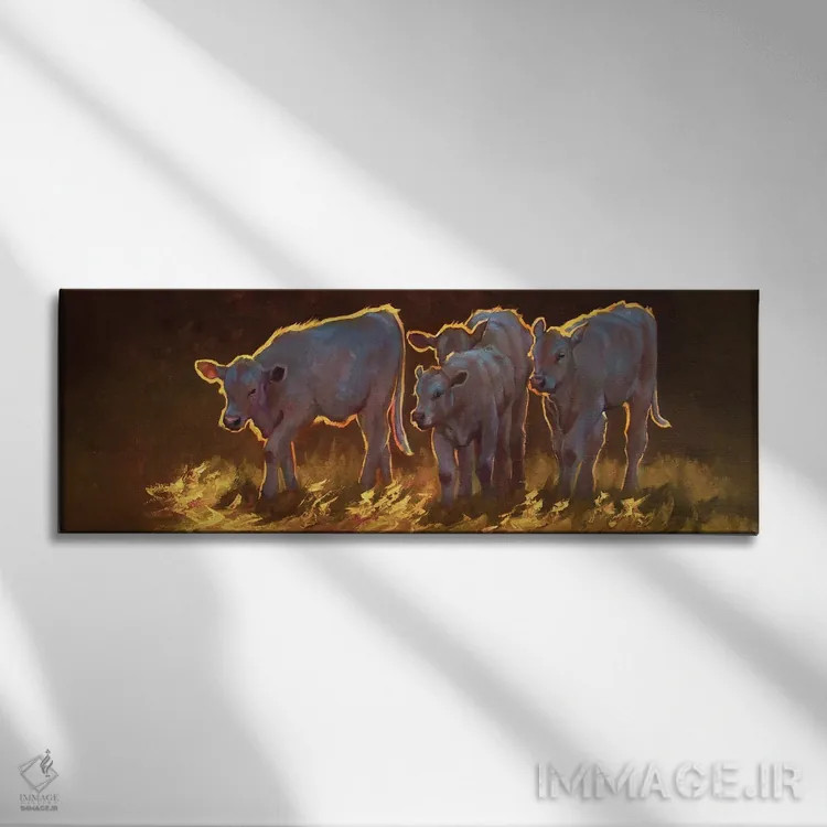 تابلو راهی خانه اثر چری کریستنسن - نمای روبهرو روی دیوار