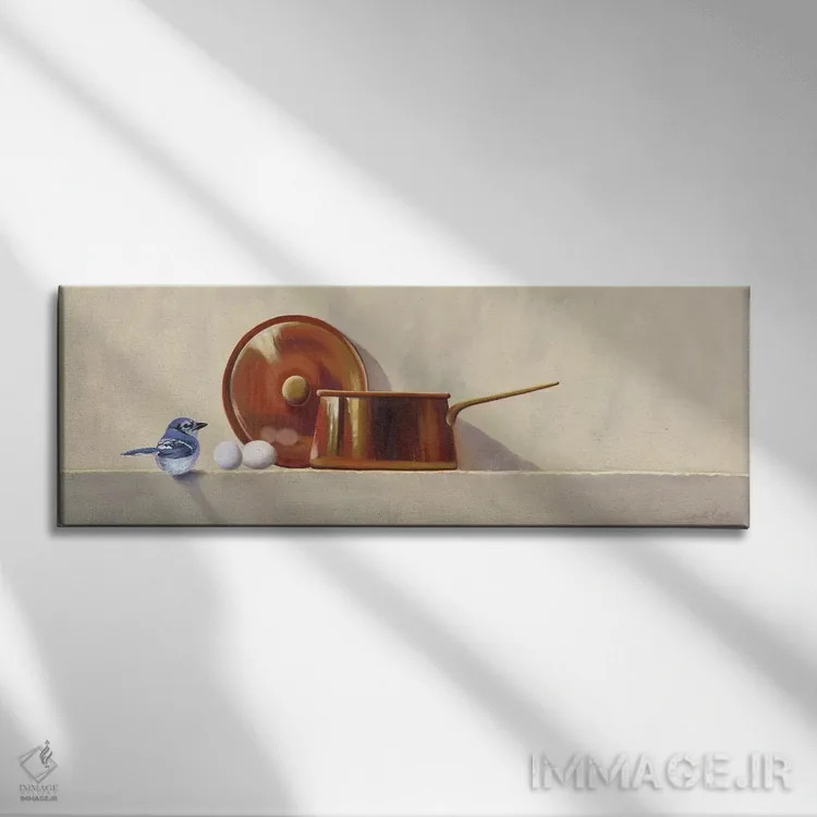 تابلو لب مرز اثر کامی یِل انگل - نمای روبهرو روی دیوار
