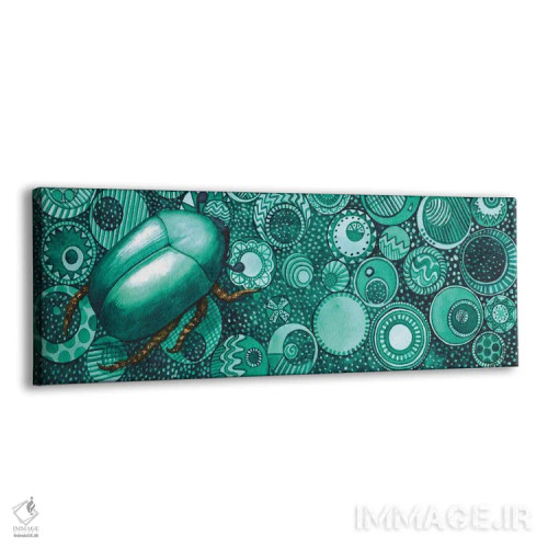 تابلو سوسک سبز اثر کترین جی مکالروی - نمای پرسپکتیو محصول