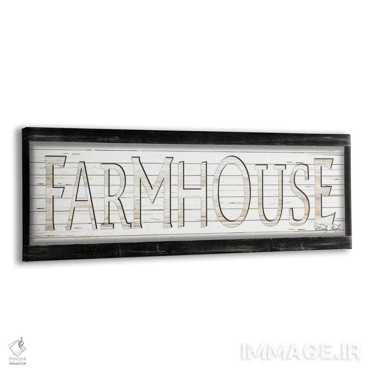 تابلو سرای روستایی سفید اثر سیندی جیکوبز - نمای پرسپکتیو محصول