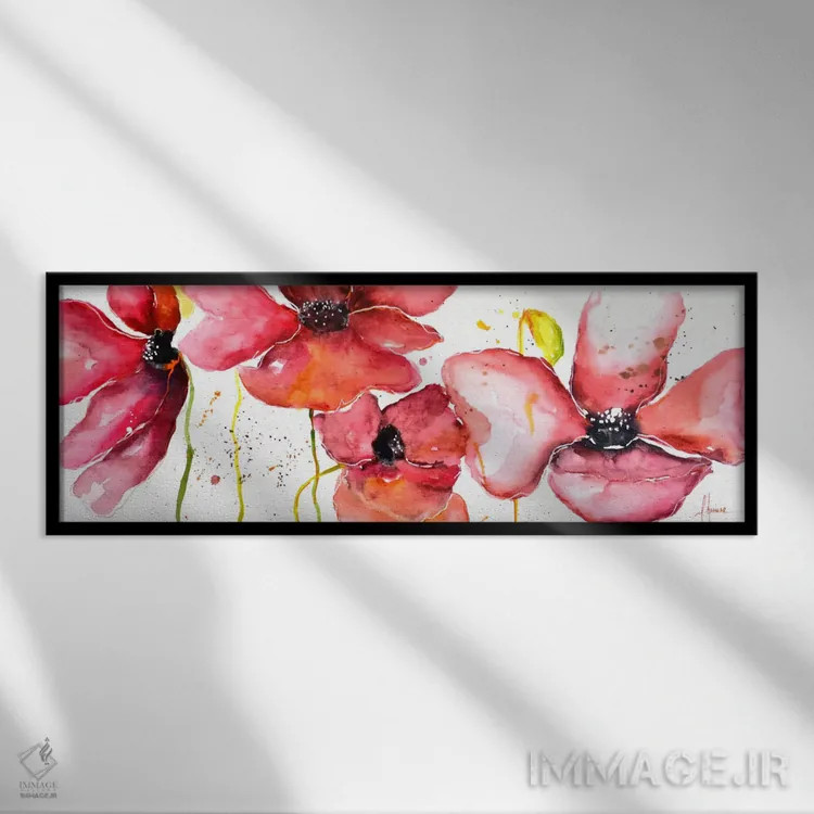 تابلو "کامپو" اثر لتیسیا هررا - نمای قابدار مشکی