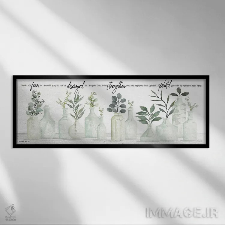 تابلو پس نترس اثر سیندی جیکوبز - نمای قابدار مشکی