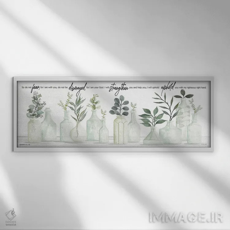 تابلو پس نترس اثر سیندی جیکوبز - نمای قابدار سفید