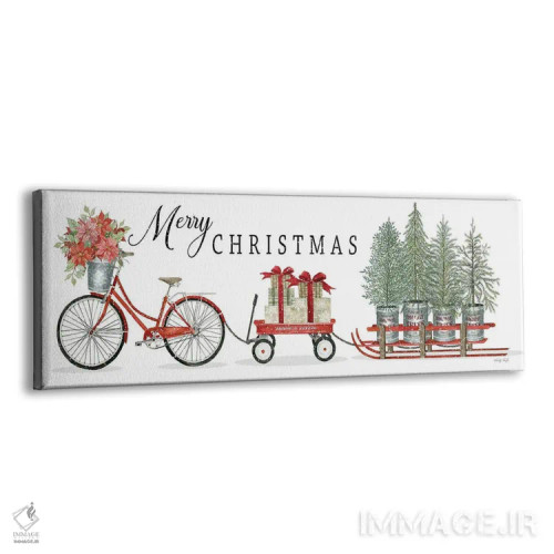 تابلو سهگانه تحویل کریسمس اثر سیندی جیکوبز - نمای پرسپکتیو محصول