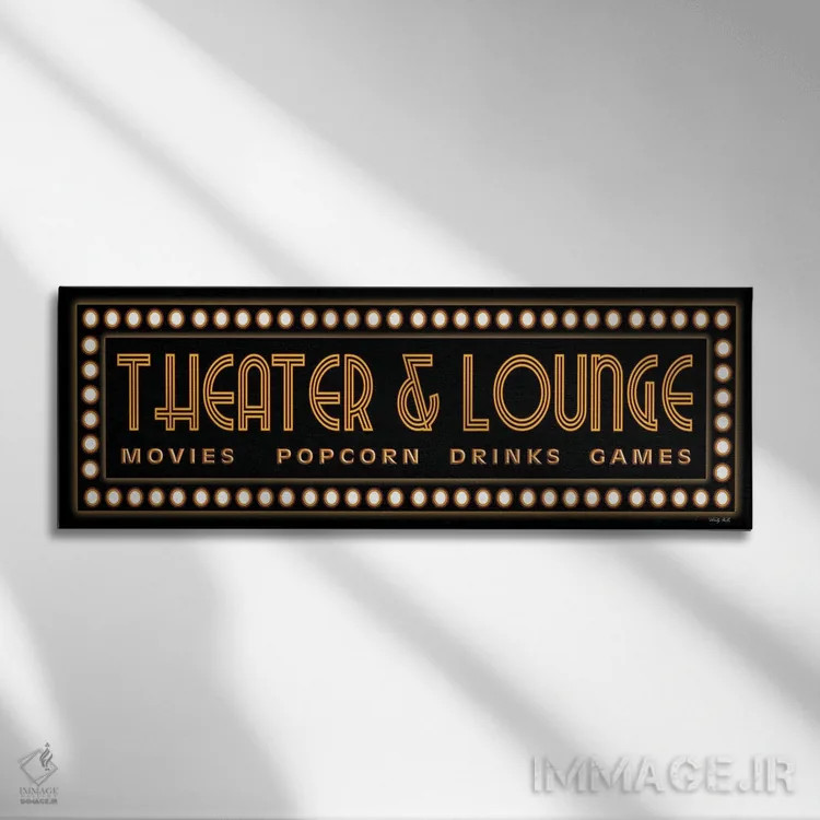 تابلو سالن نمایش و لابی اثر سیندی جیکوبز - نمای روبهرو روی دیوار