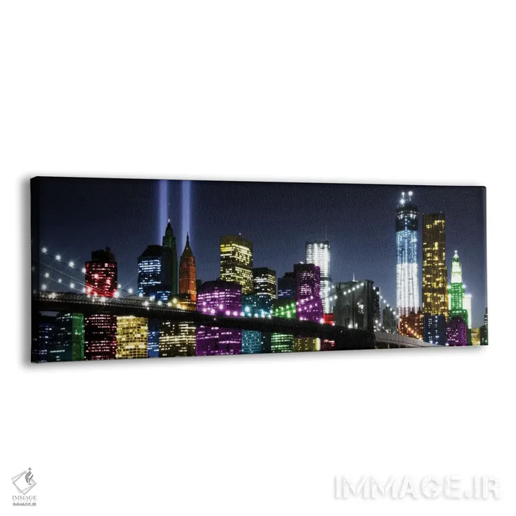 تابلو نیویورک در رنگ زنده ۲ اثر کارلی ایمز - نمای پرسپکتیو محصول