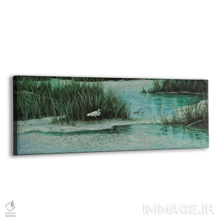 تابلو گشت صبحگاهی در مرداب اثر کمبل فراست - نمای پرسپکتیو محصول