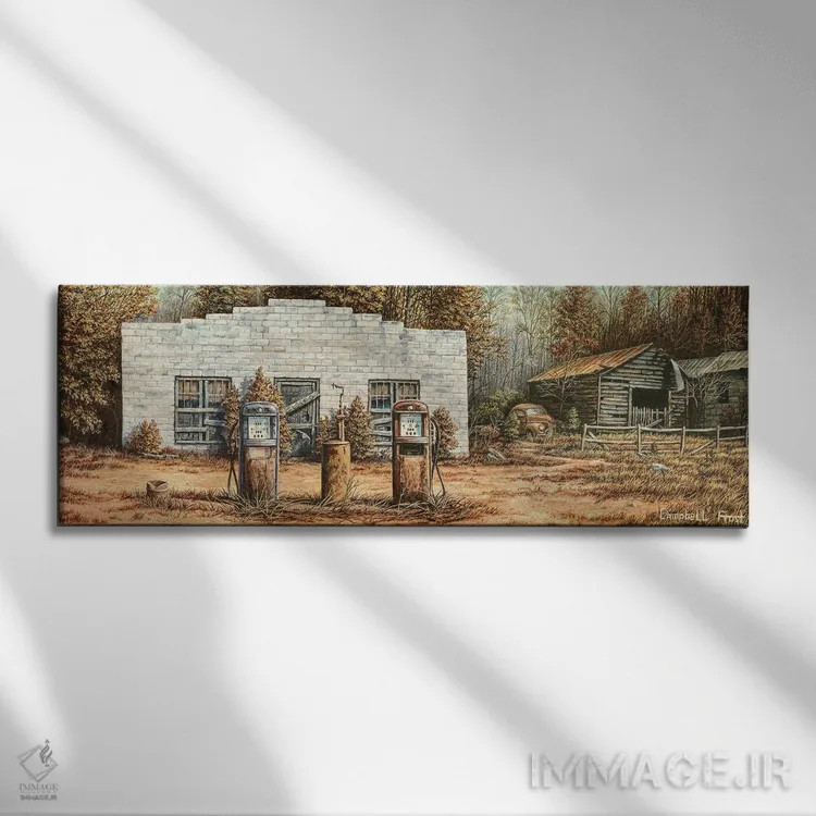 تابلو سیویک سنت هر گالن اثر کمبل فراست - نمای روبهرو روی دیوار