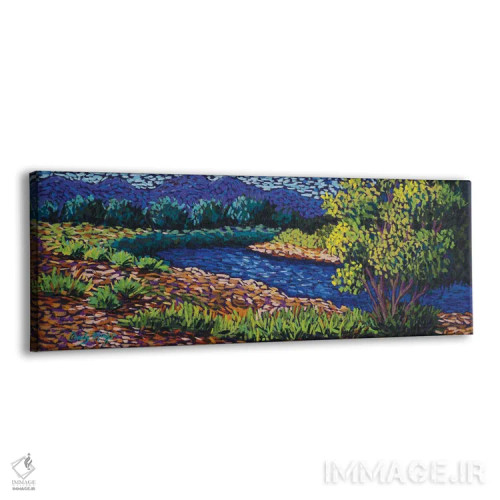 تابلو کنار رودخانه اثر کندی مایر - نمای پرسپکتیو محصول