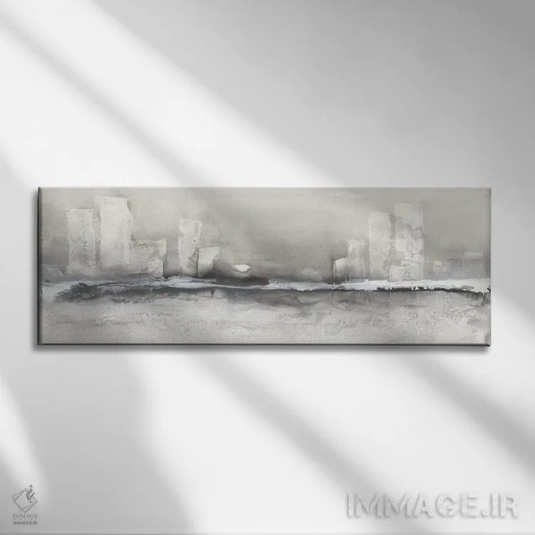 تابلو جوهرهٔ شهر شماره دو اثر کریس پاشکه - نمای روبهرو روی دیوار