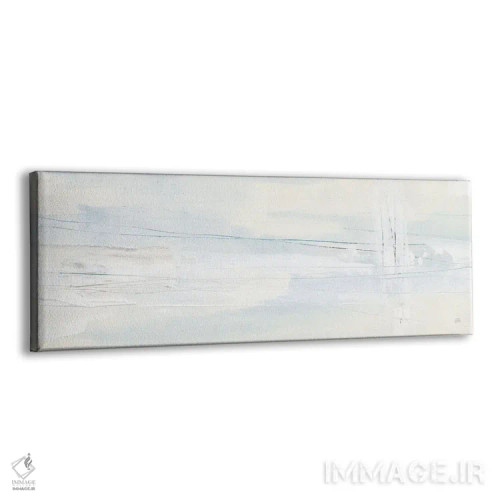 تابلو آبی حکاکیشده شماره ۱ اثر کریس پاشکه - نمای پرسپکتیو محصول