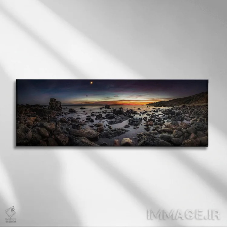 تابلو نشانههای شب اثر چاد پاول - نمای روبهرو روی دیوار