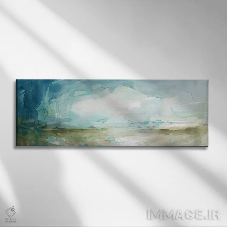 تابلو "انعکاس بهار یک" اثر کارول رابینسون - نمای روبهرو روی دیوار