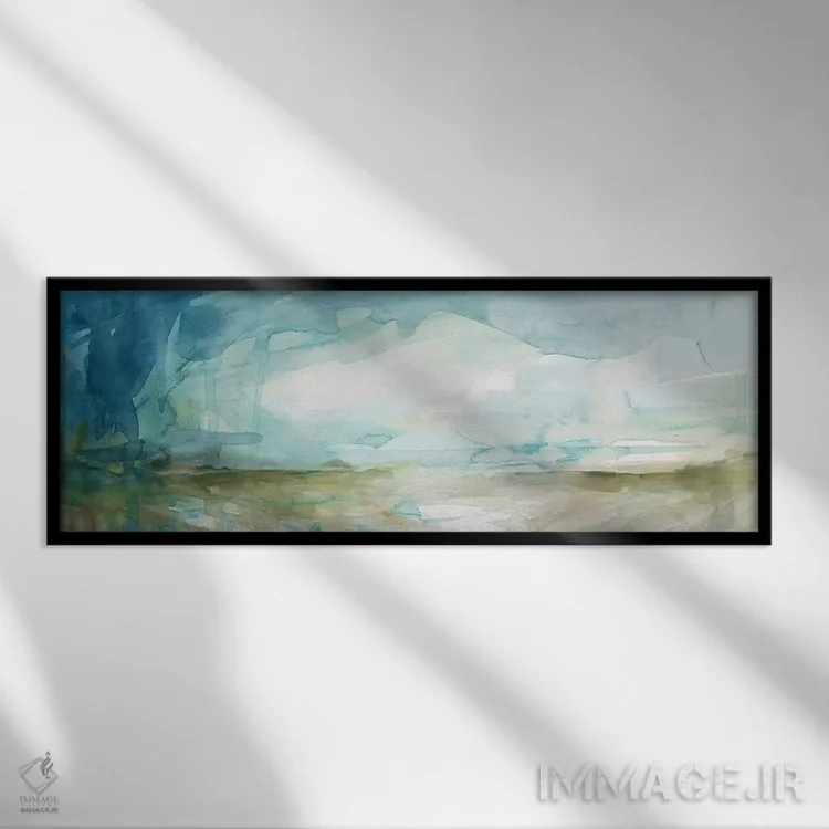 تابلو "انعکاس بهار یک" اثر کارول رابینسون - نمای قابدار مشکی