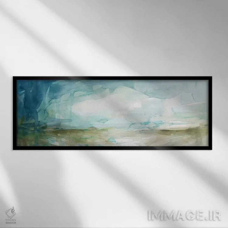 تابلو "انعکاس بهار یک" اثر کارول رابینسون - نمای قابدار مشکی