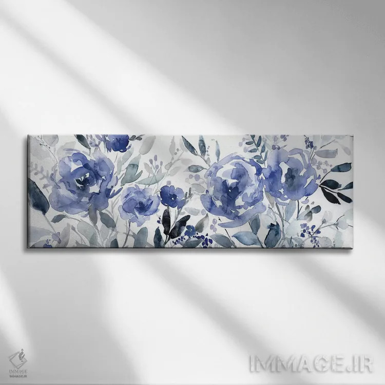 تابلو مزرعهٔ گل نقاشان اثر کارول رابینسون - نمای روبهرو روی دیوار