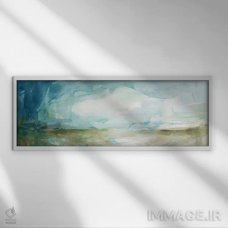 تابلو "انعکاس بهار یک" اثر کارول رابینسون - نمای قابدار سفید