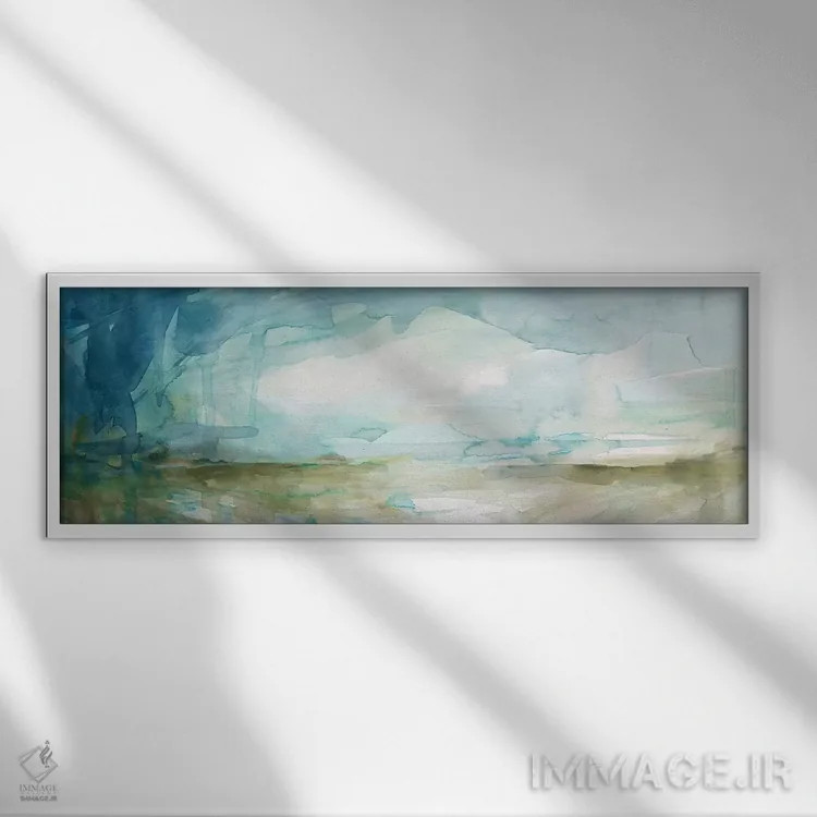 تابلو "انعکاس بهار یک" اثر کارول رابینسون - نمای قابدار سفید