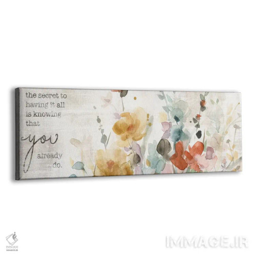 تابلو شعر شکوفایی کامل اثر کارول رابینسون - نمای پرسپکتیو محصول