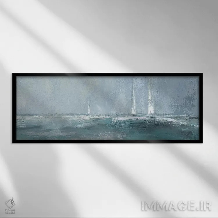 تابلو عازم بیرون اثر کارول رابینسون - نمای قابدار مشکی