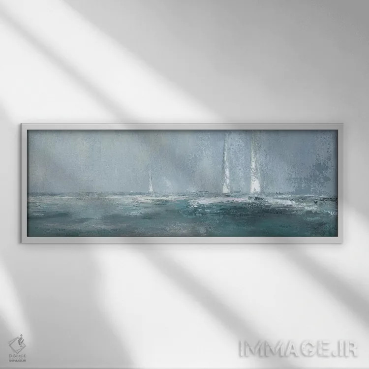 تابلو عازم بیرون اثر کارول رابینسون - نمای قابدار سفید