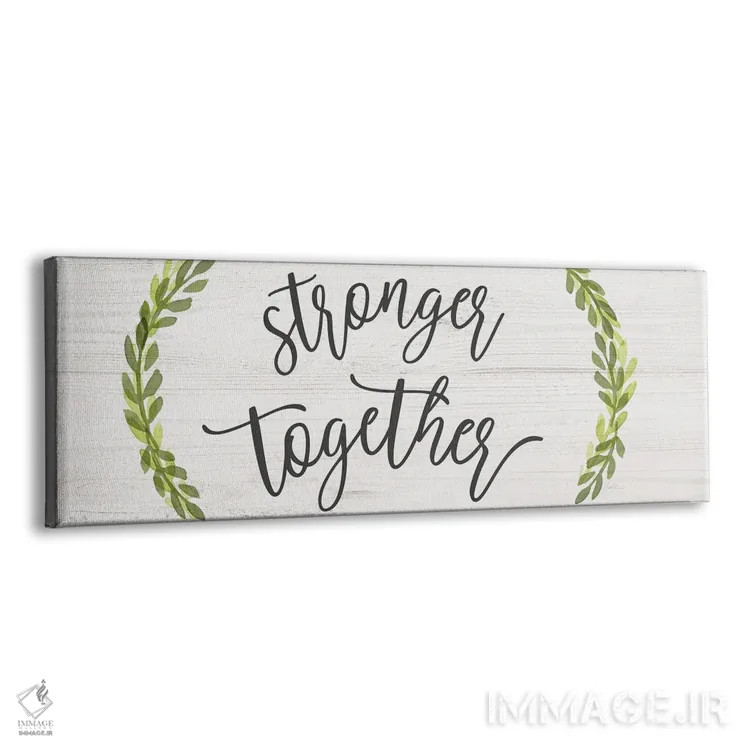 تابلو با هم قویتر اثر ناتالی کارپنتری - نمای پرسپکتیو محصول