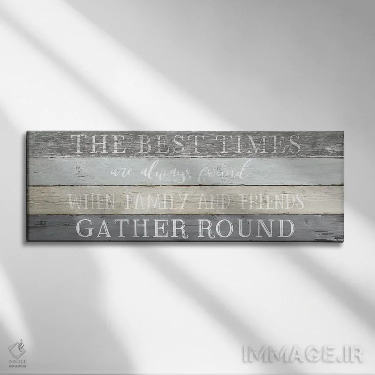 تابلو بهترین زمانها اثر ناتالی کارپنتری - نمای روبهرو روی دیوار